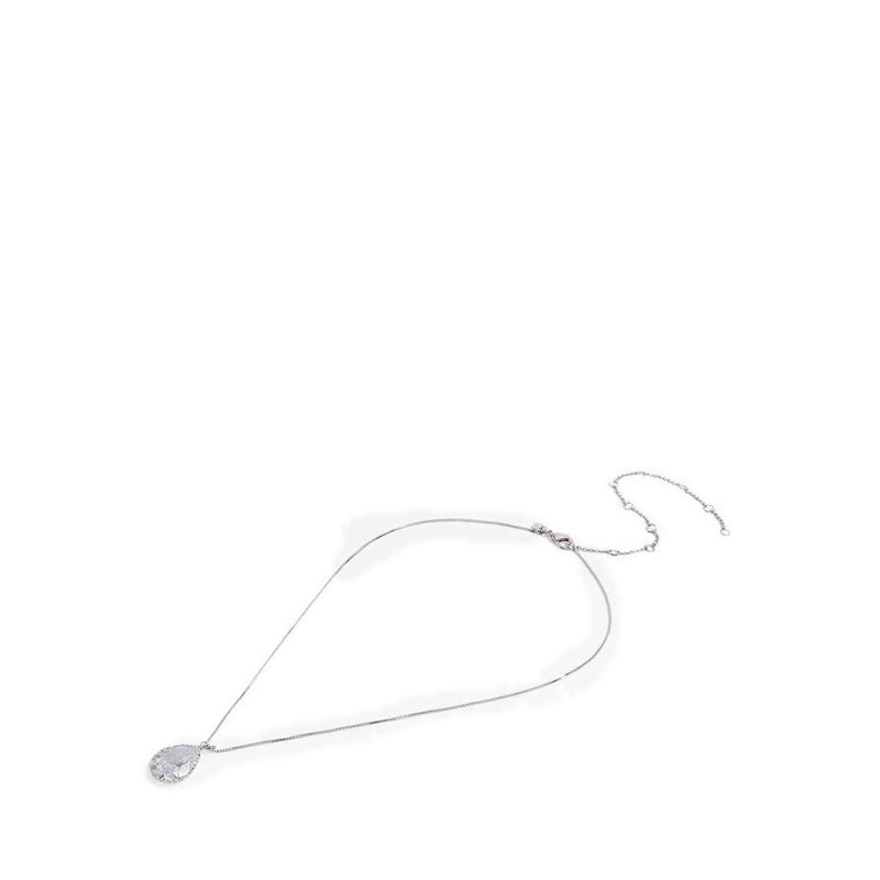 Beauceron Women's Necklace - Silver-Clear Multi