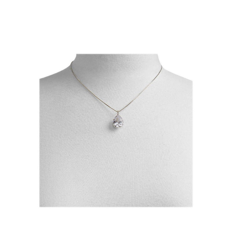 Beauceron Women's Necklace - Silver-Clear Multi