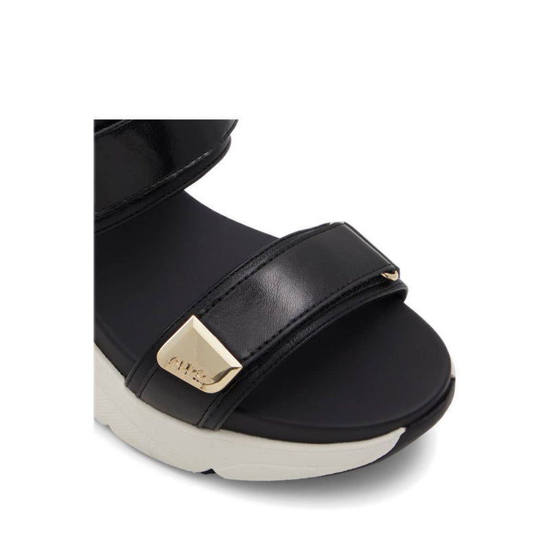 Colbie Women's Wedge Sandals- Open Black