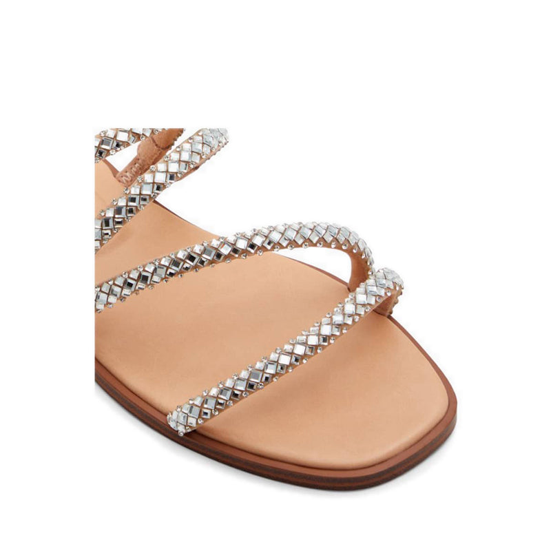 Triton Women's Flat Sandals - Silver