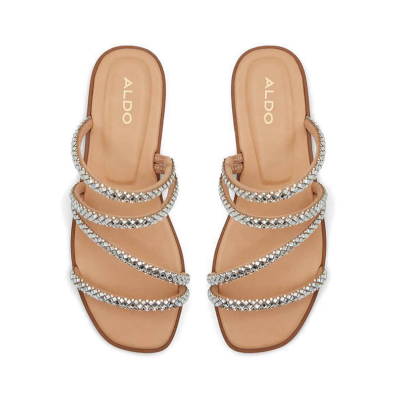 Triton Women's Flat Sandals - Silver