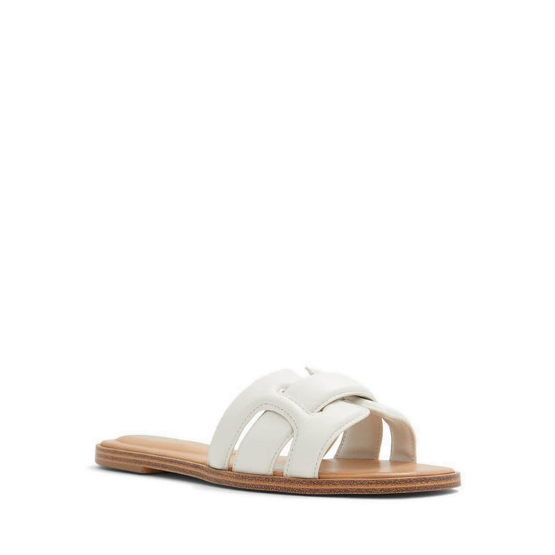 Elenaa Women's Slide Sandal - White-Bone