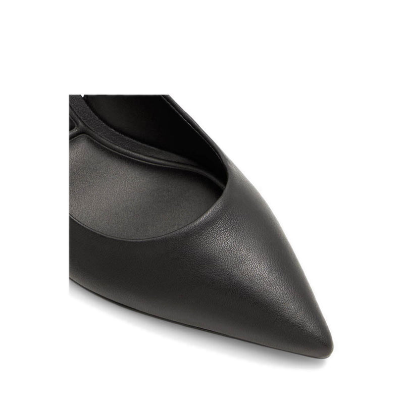 Uliana Women's Sling Back Heeled Shoe - Black