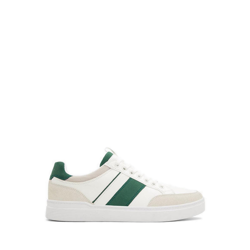 Elio Men Low Top Sneaker - White-Green