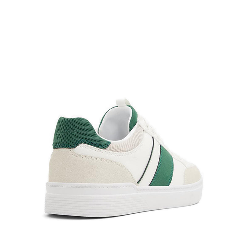 Elio Men Low Top Sneaker - White-Green