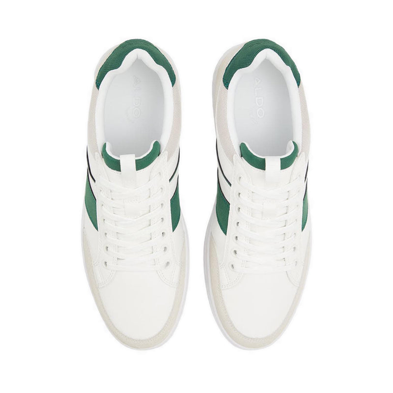 Elio Men Low Top Sneaker - White-Green