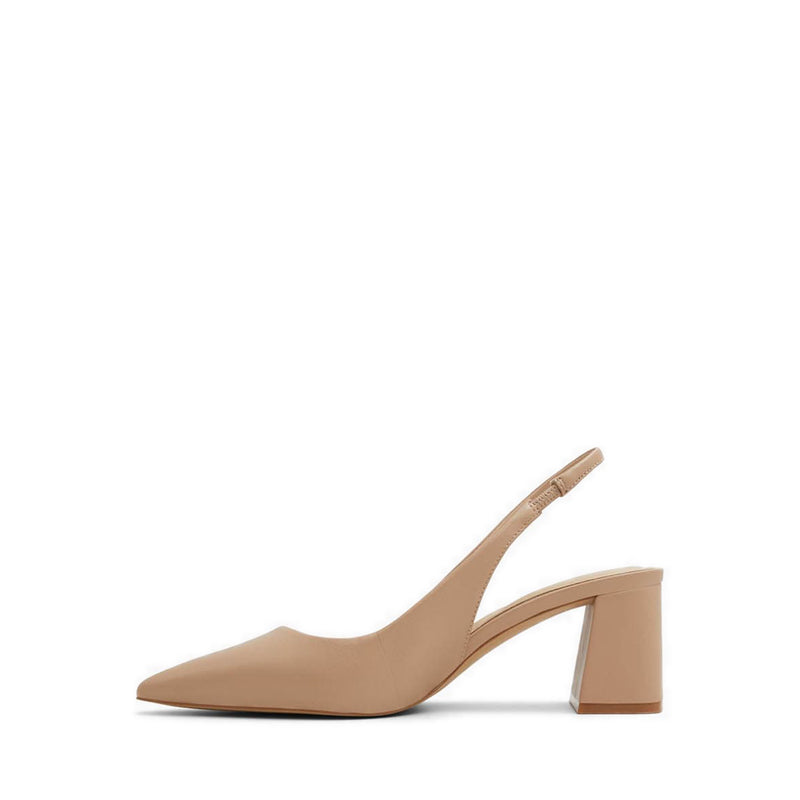 Uliana Women's Sling Back Heeled Shoe - Beige