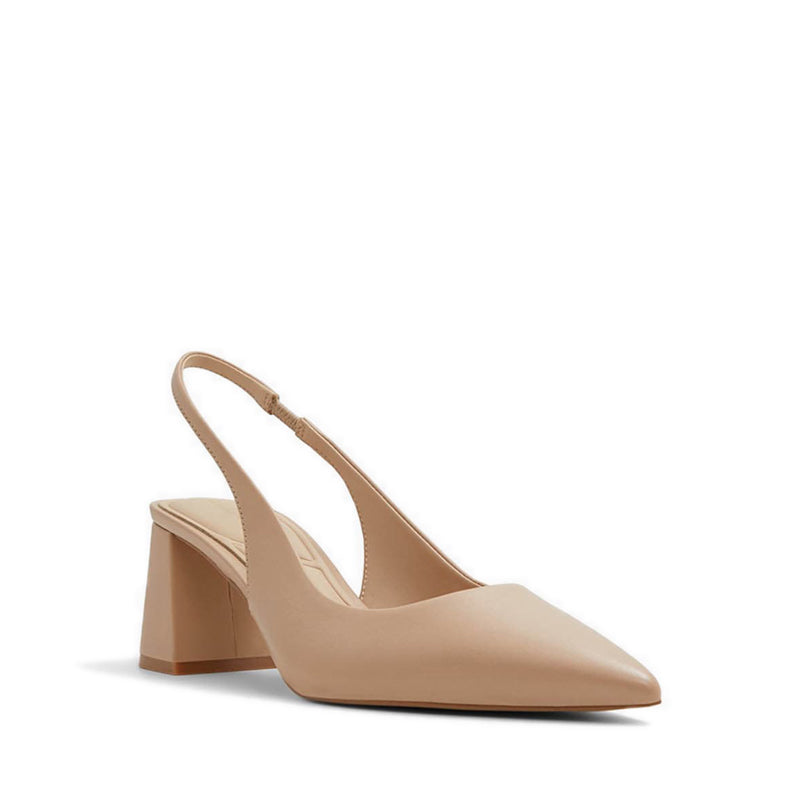 Uliana Women's Sling Back Heeled Shoe - Beige