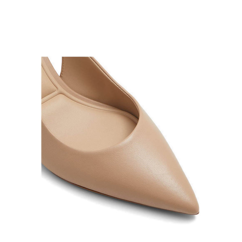 Uliana Women's Sling Back Heeled Shoe - Beige