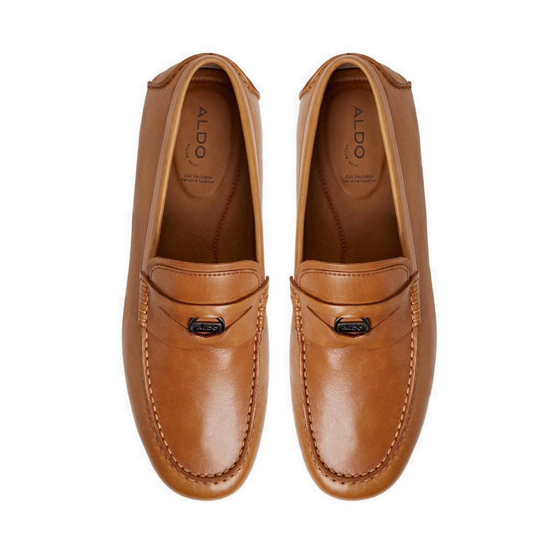 Squire Men Slip On Driving Shoe - Cognac