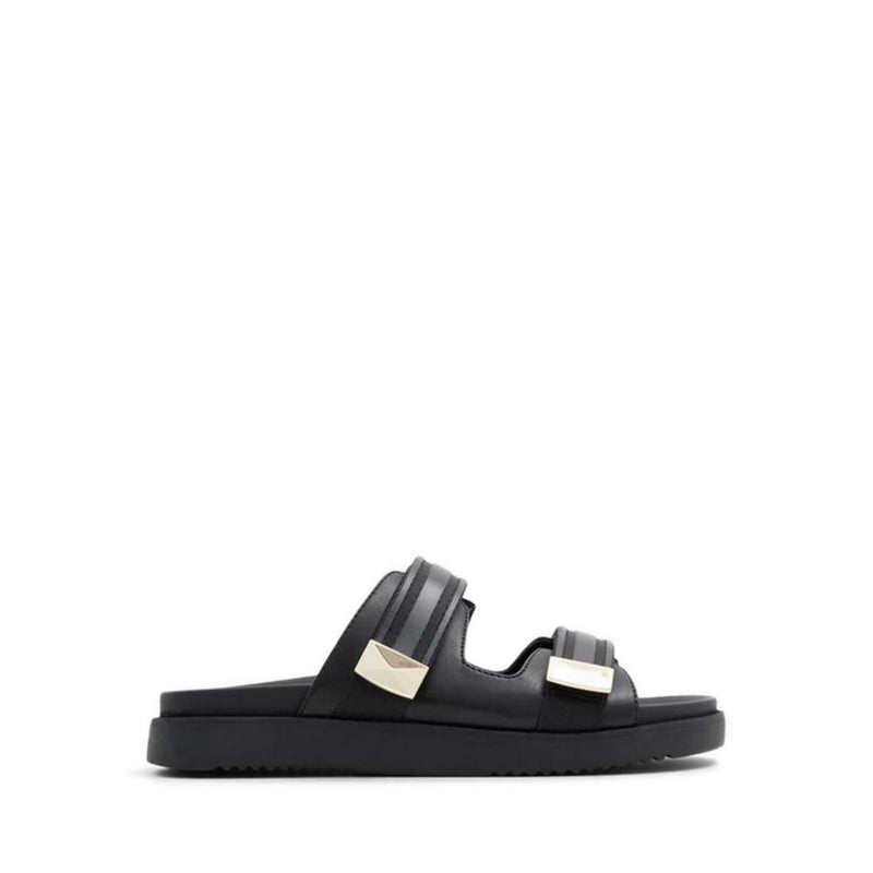 Coralina Women's Flat Sandals - Black