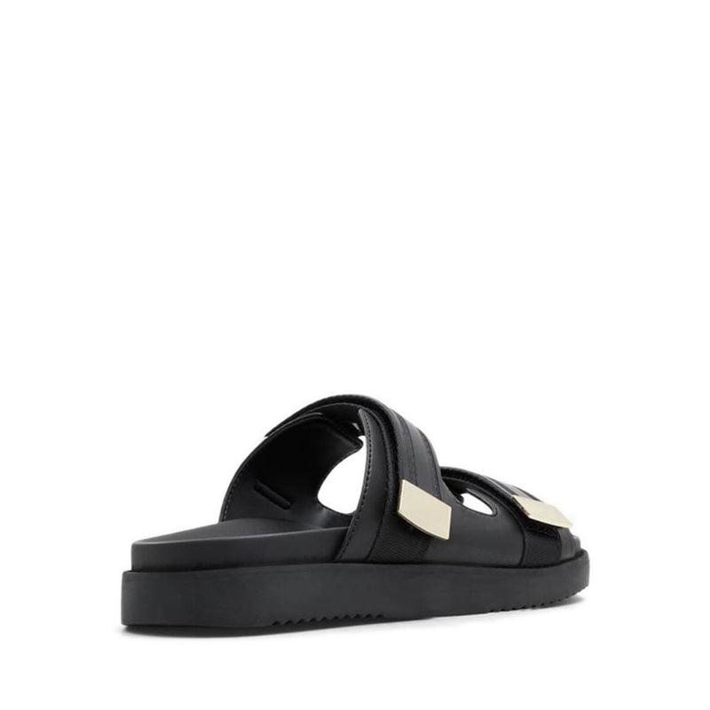 Coralina Women's Flat Sandals - Black