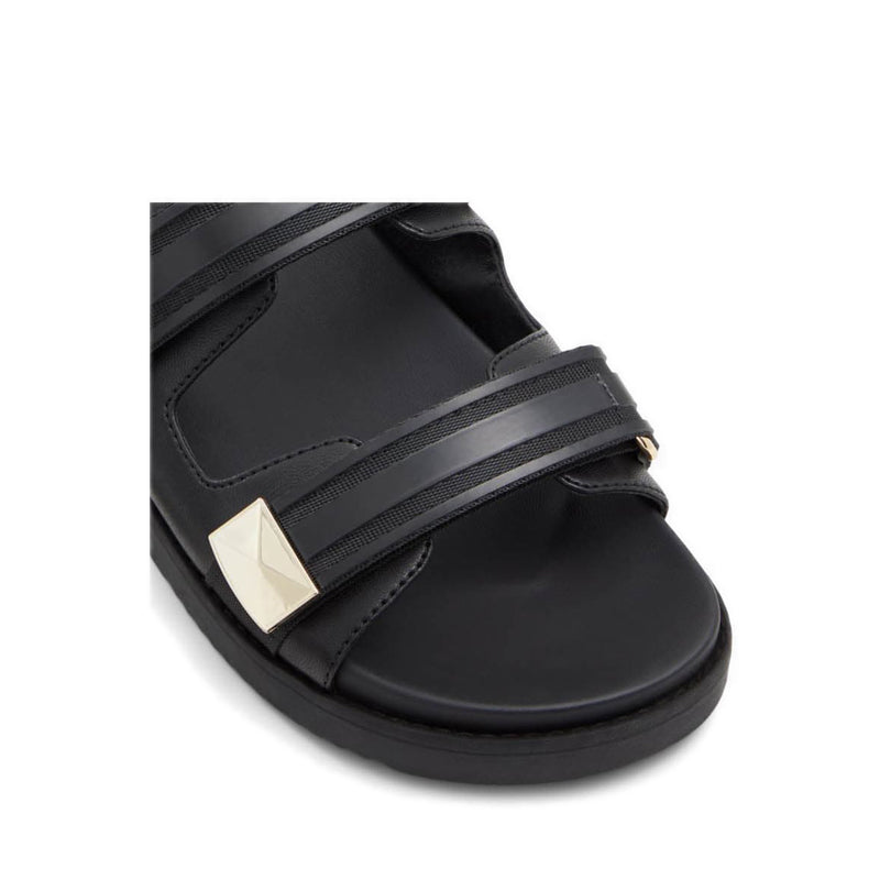 Coralina Women's Flat Sandals - Black