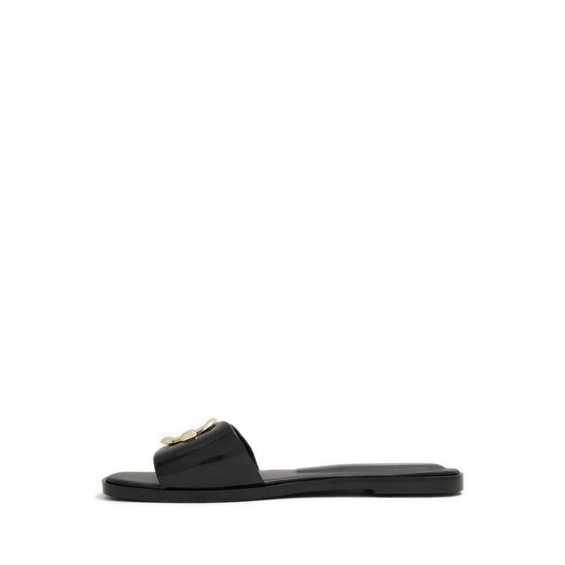 Jellyicious Women's Flat Sandal - Black