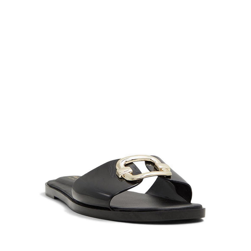 Jellyicious Women's Flat Sandal - Black