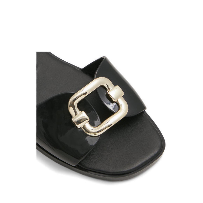 Jellyicious Women's Flat Sandal - Black