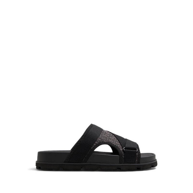 Deniels Men Flat Sandal - Black Multi