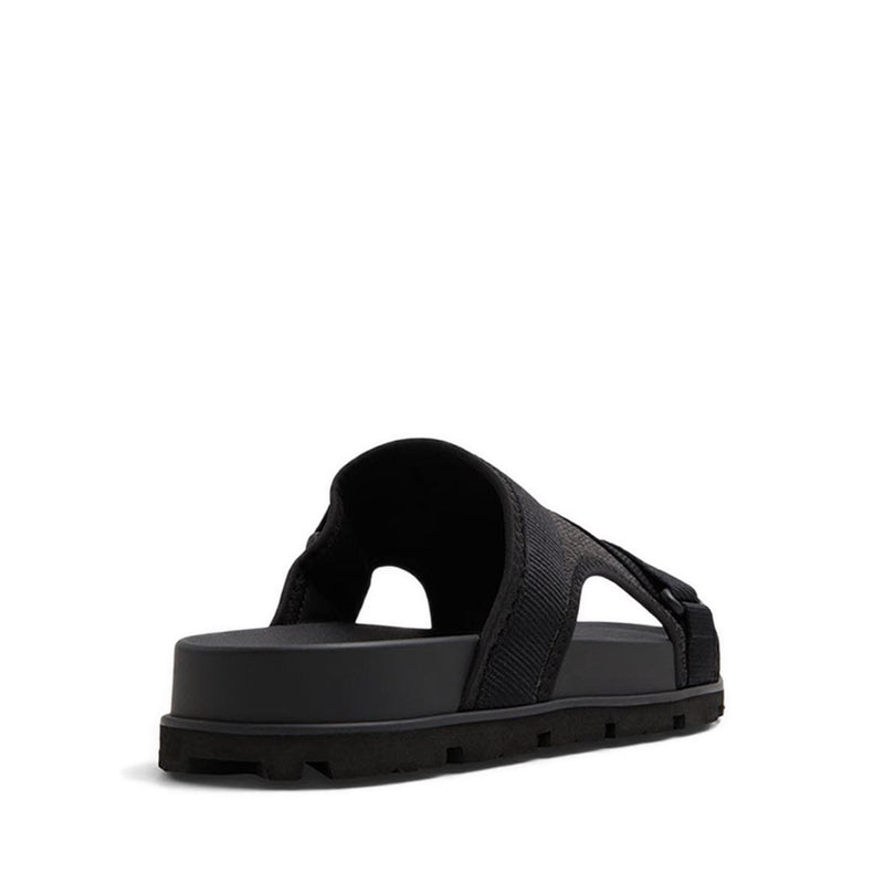 Deniels Men Flat Sandal - Black Multi