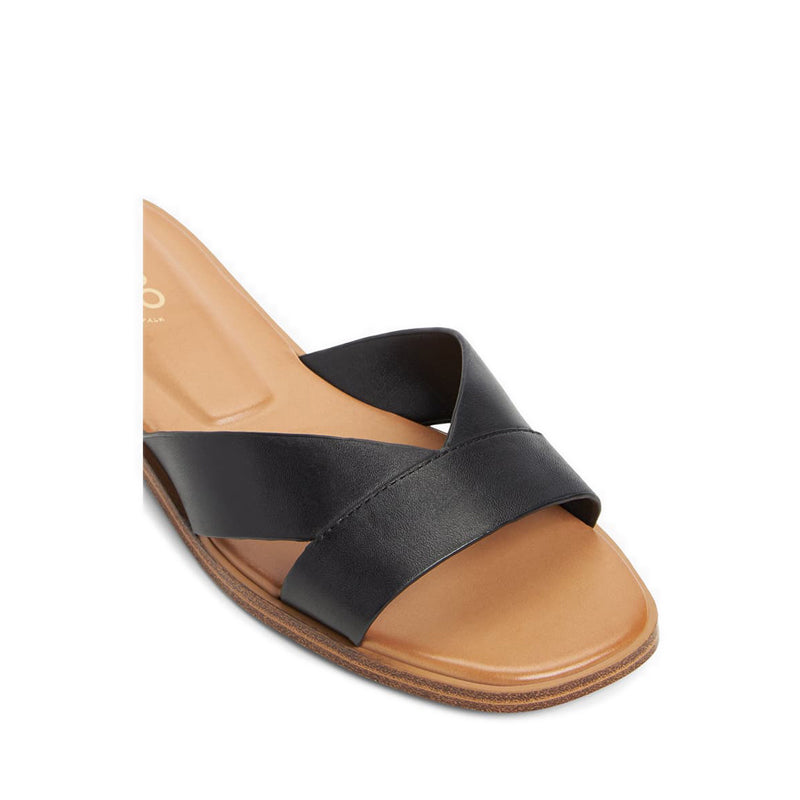 Caria Women's Flat Sandal - Black