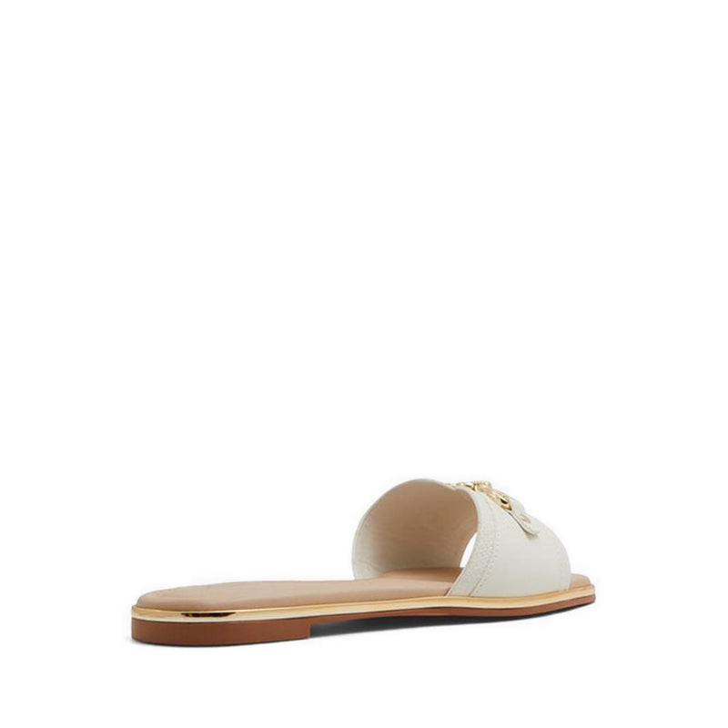 Alamassi Women's Flat Sandals - Open White