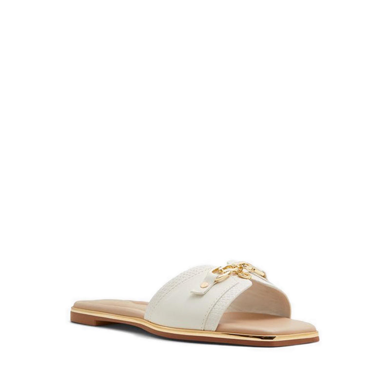 Alamassi Women's Flat Sandals - Open White