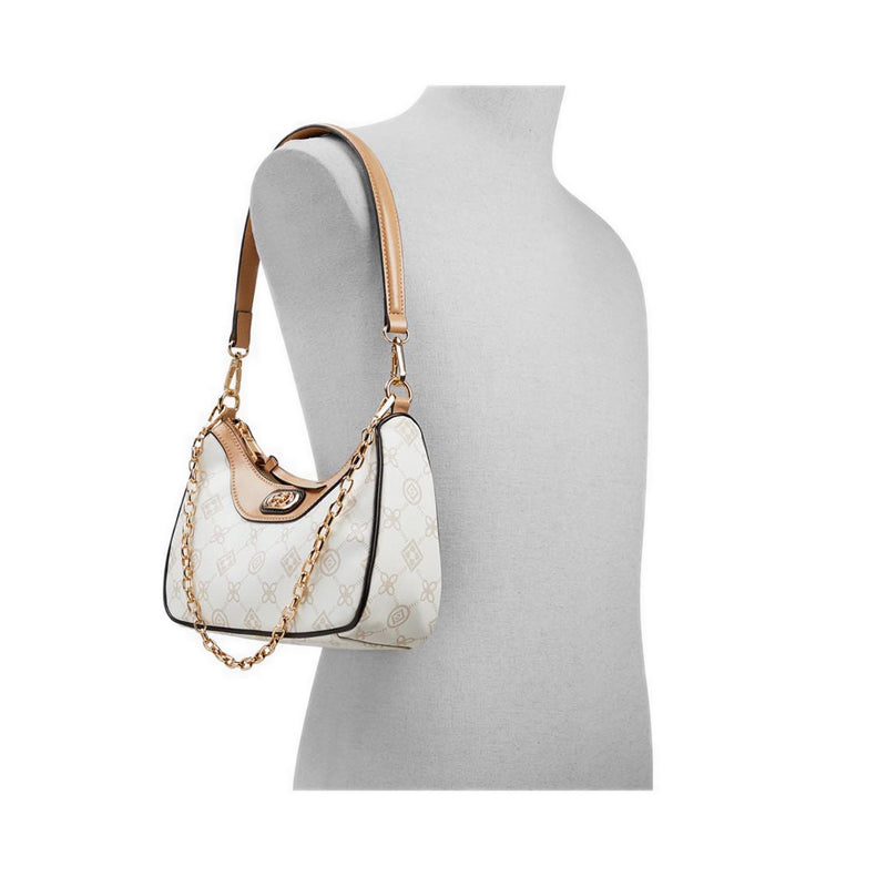 Adanaver Women's Shoulder Bag White Gold