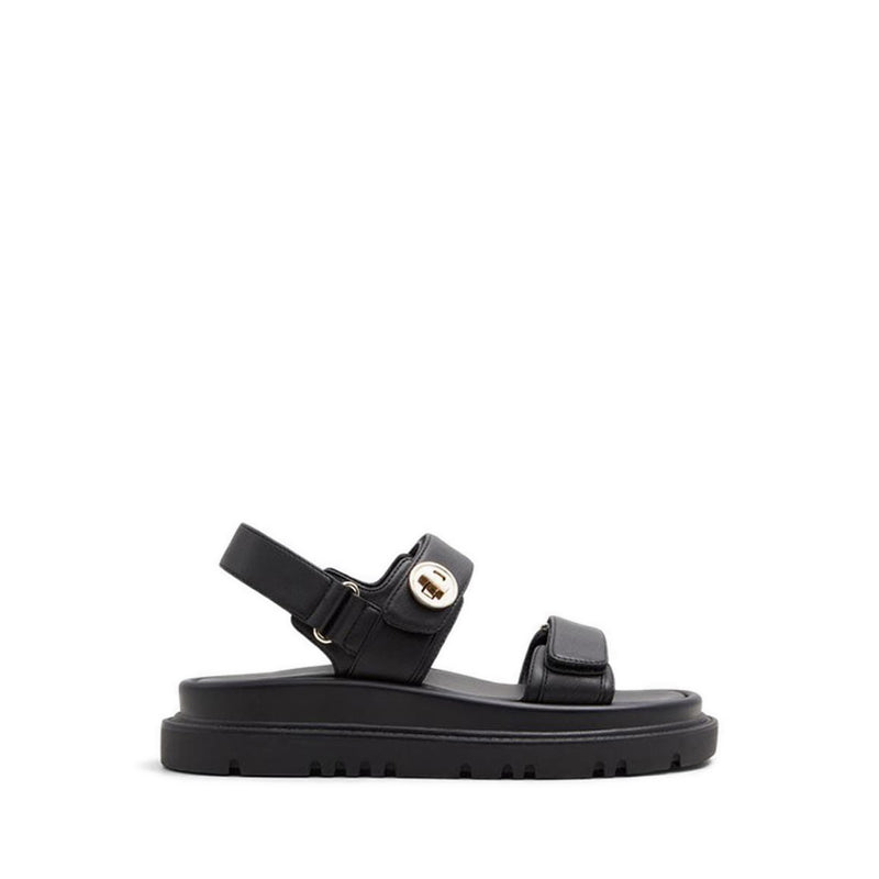 Linette Women's Flat Sandals - Black