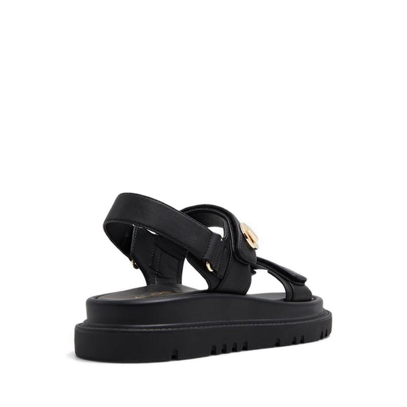 Linette Women's Flat Sandals - Black