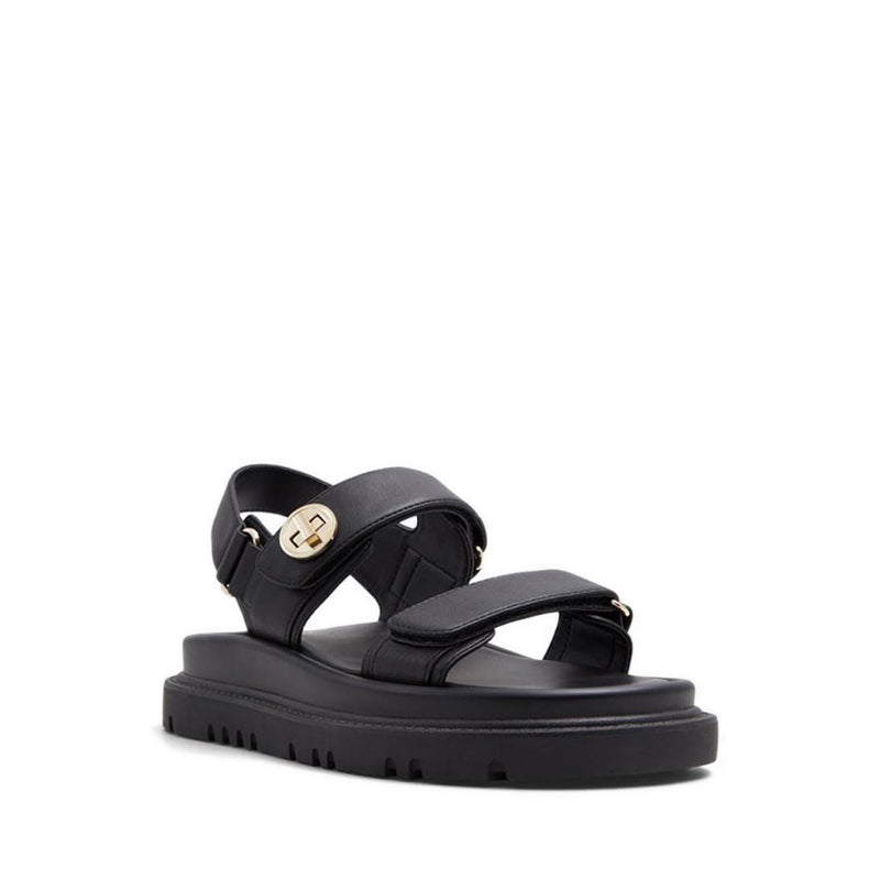 Linette Women's Flat Sandals - Black