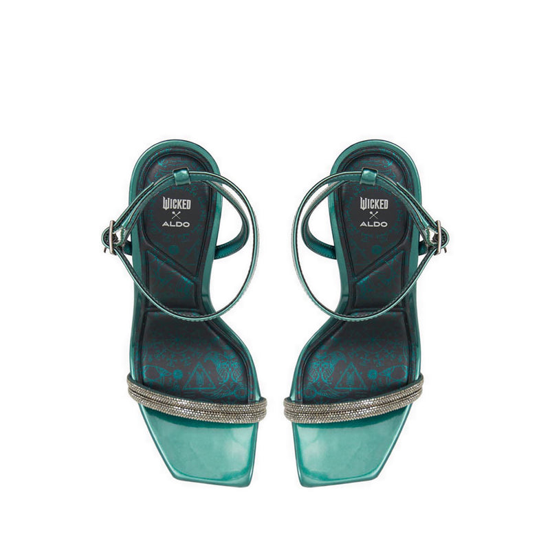 ALDO x Wicked Bewitching Heeled Sandals - Dark Green