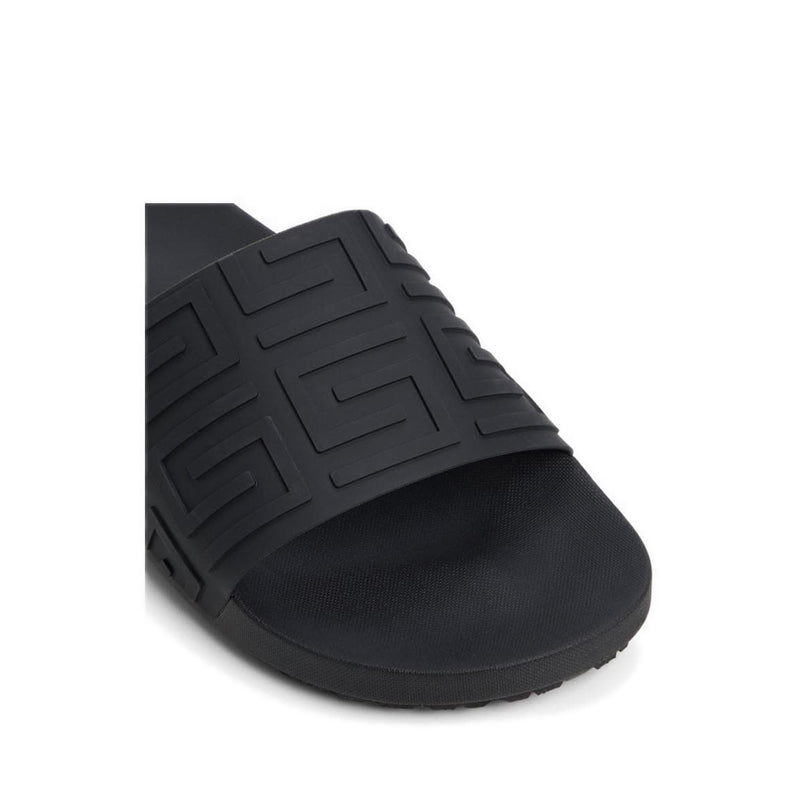 Atrani Men's Flat Sandals - Black