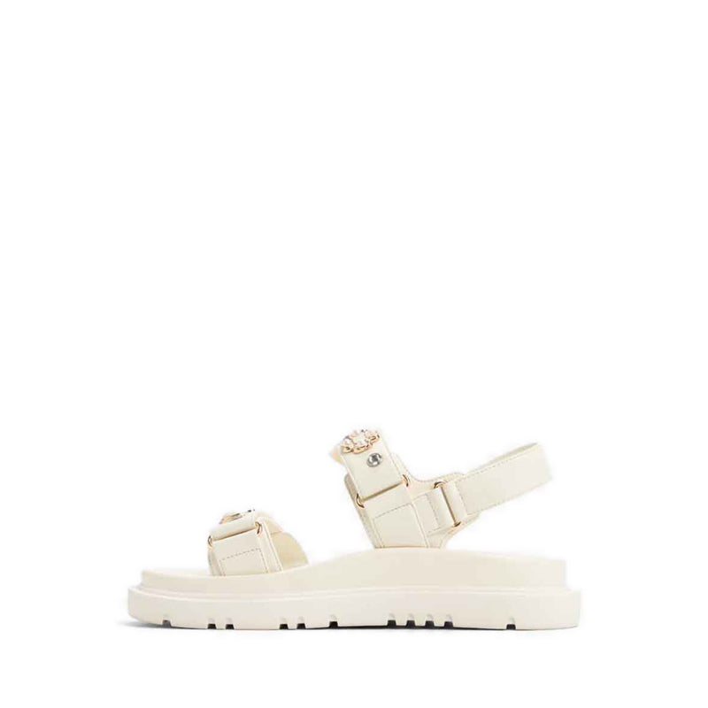 Gemima Women's Flat Sandals - White