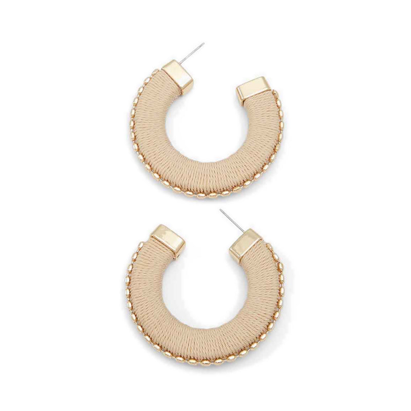 Terraa Women's Earrings - Beige